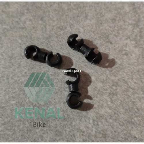 Klip Kabel Sepeda - S Clips Kabel Shifter - Klip Kabel Rem Sepeda - Hitam 032