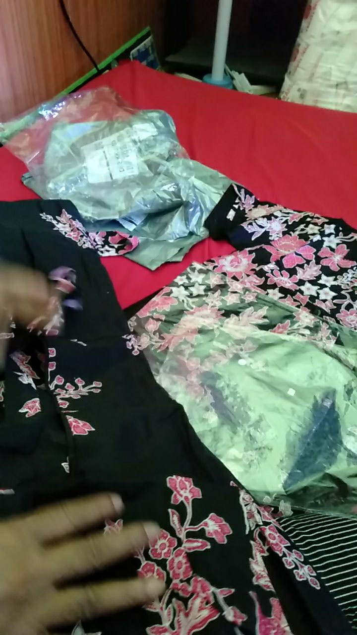 Batik Couple Keluarga Sania Ruffle Ori Ndoro Jowi Dnt Motif Cibulan Pink