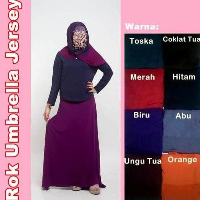 FASHION TERMURAH ROK UMBRELLA JERSEY ELHAZIMA OFFICIAL SHOP