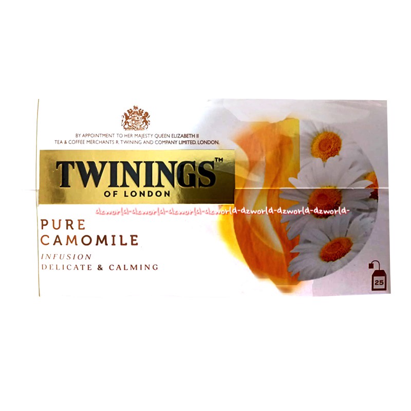 Twinings Of London Pure Camomile Infusion 25pcs Teh Herbal Infusion Teh Import Twining Camomil Kamomile