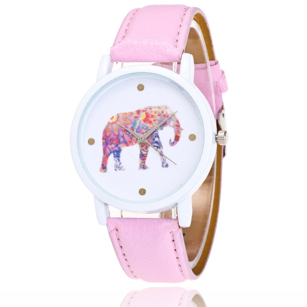 jam tangan gajah Geneva casual elephant watch (1J2) JWA021