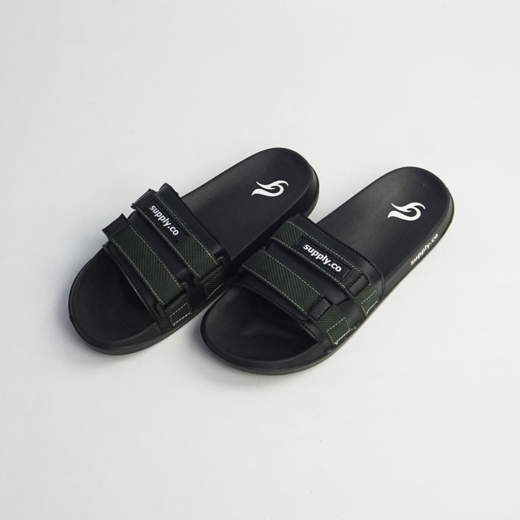 [SDL00001-6] Sandal slop / Sandal Slide webbing / sendal slide slippers  Footwear original Supply.Co-3