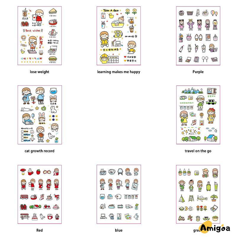 Stiker Motif Emoji Untuk Dekorasi Handphone / Diary DIY - AG2