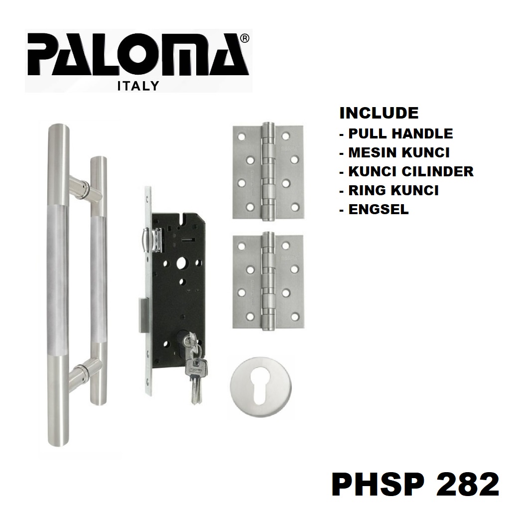 Handle Pintu Kunci Pintu PALOMA PHSP 282 Handle Pintu Murah Stainless