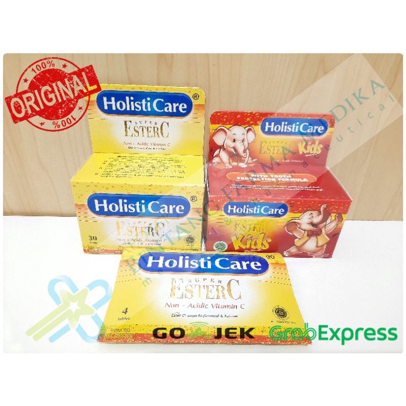 Holisticare Ester C 4 Tablet/Holisticare Ester C 30 Tab/Holisticare Kids