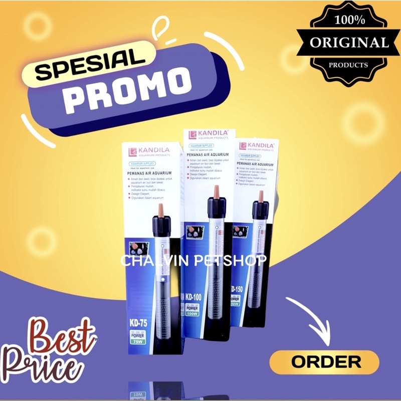 Heater Kandila 75 Watt Aquascape Heater Kandila 75 Watt Aquascape