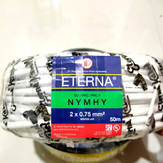 KABEL ETERNA 2X0,75 ECER / Meter NYYHY / NYMHY Eterna