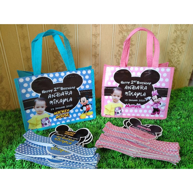 Paket lengkap topi ultah undangan ultah / paket pesta party perlengkapan acara ulang tahun  anak