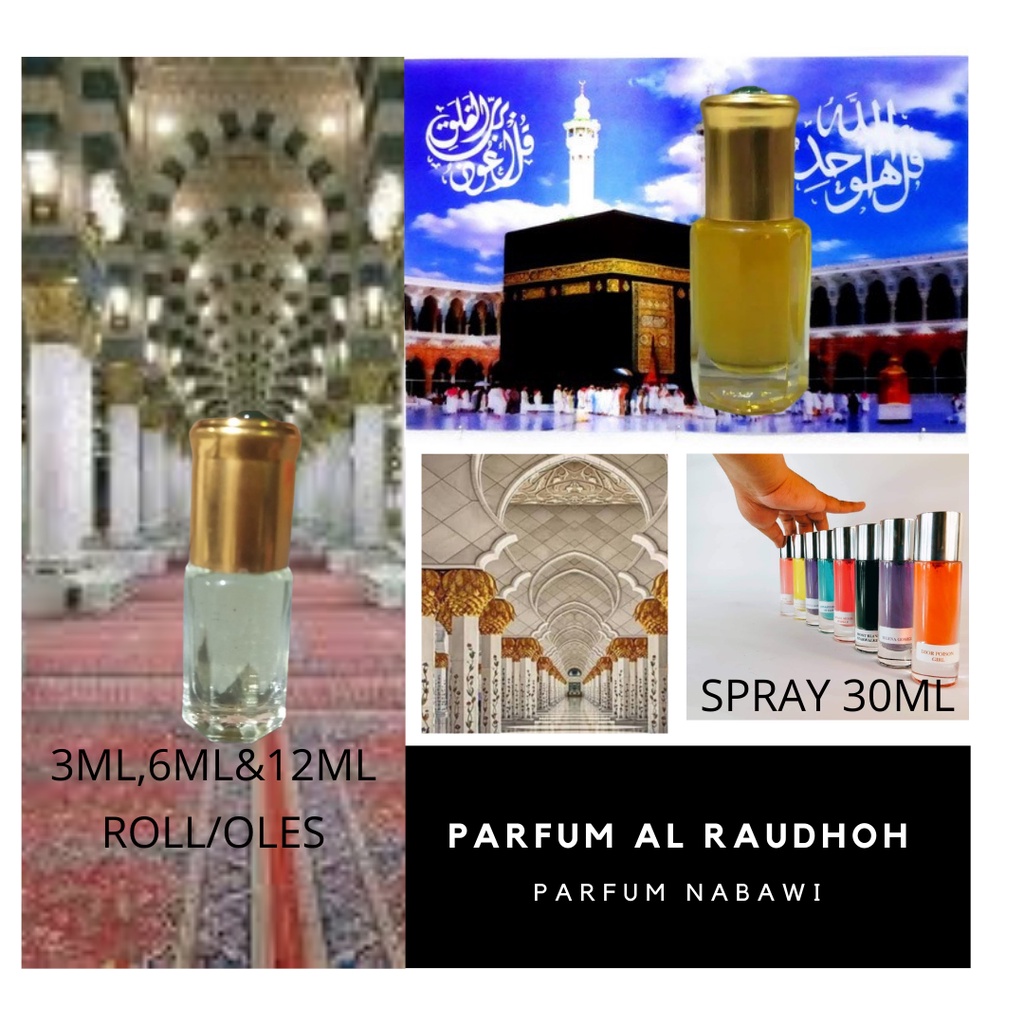 MINYAK WANGI ROUDHOH/PARFUM RINDU KA'BAH Khas timur tengah
