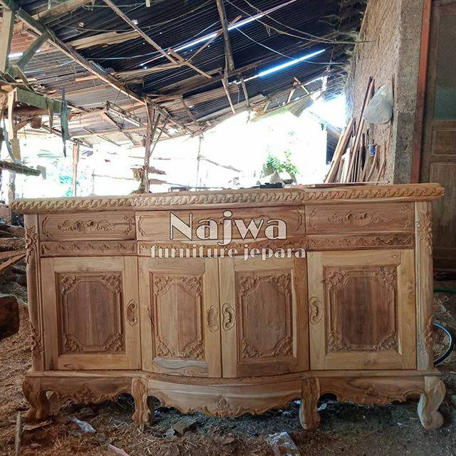 TERMURAH bufet tv jati tpk(mentahan)