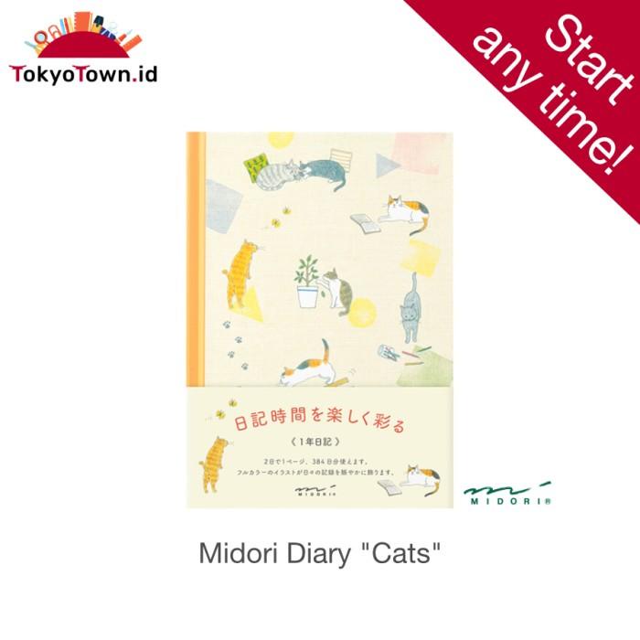 

Diary | Midori Diary "Cats" #Notebook, Journal