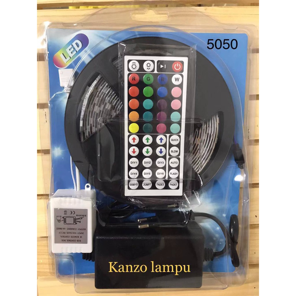 8.8 Pesta Diskon / KANZO / Led strip 3528 rgb warna warni.5050 rgb. 5METER/10meter