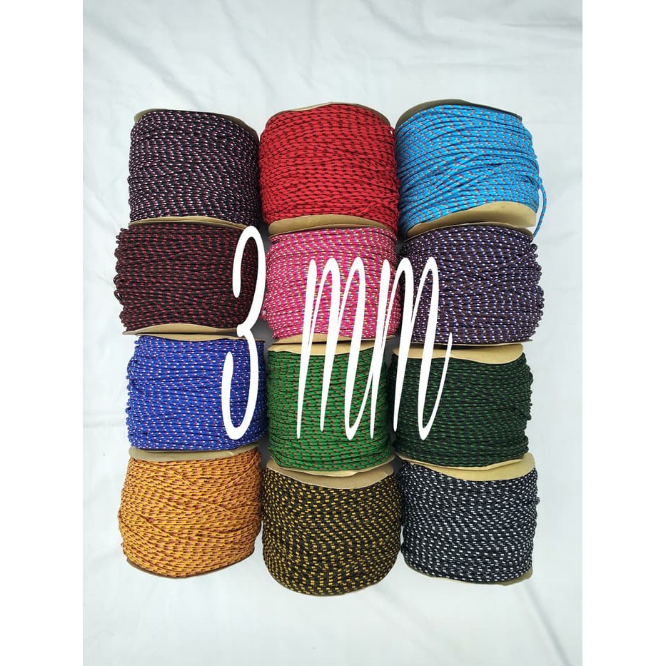 

Terlaris tali prusik 3 mm panjang 25 m