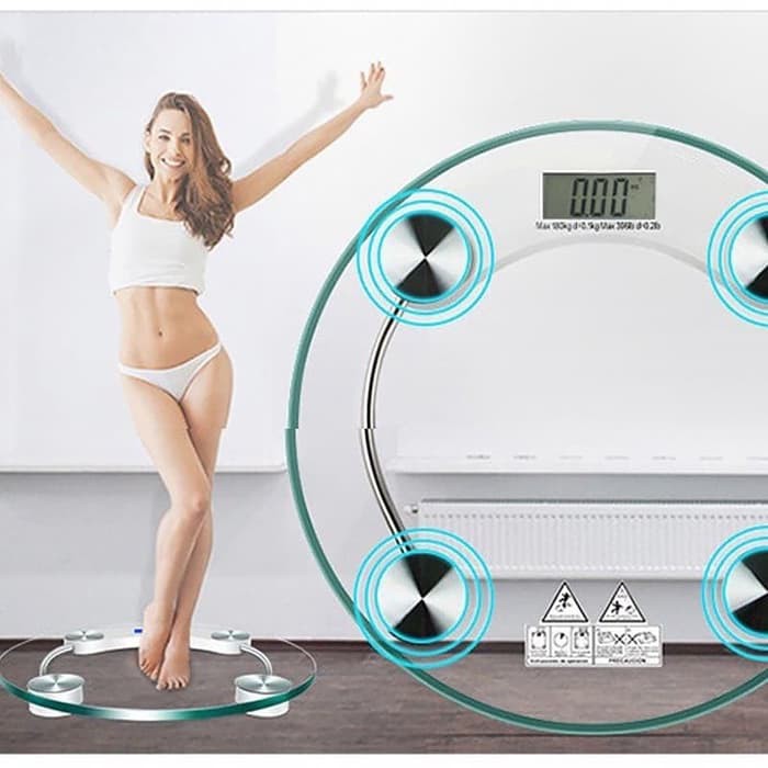 Timbangan Badan Digital Transparan/Timbangan Berat Badan
