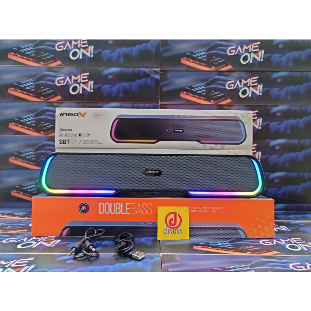 Jual SPEAKER SOUNDBAR INBOX SBT07 SPEAKER BLUETOOTH RGB DISASS JOGJA Shopee Indonesia