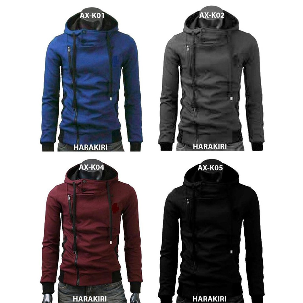 jaket harakiri korea harajuku haragiri japan polos bagus grosir murah SIZE M L XL alsize pria wanit