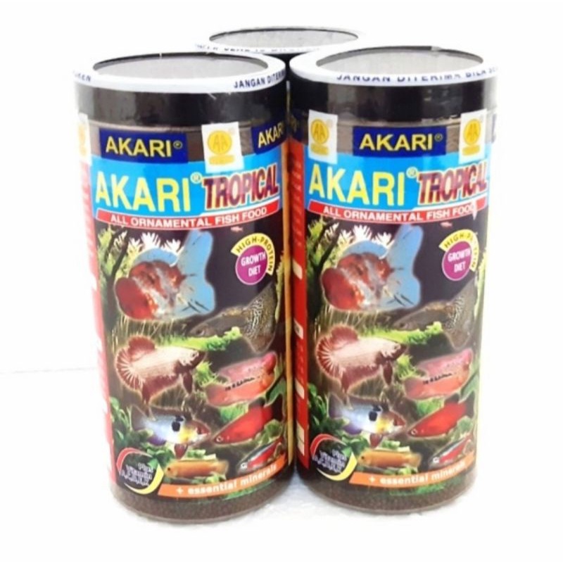 akari tropical pelet ikan hias semuah jenis ikan kecil