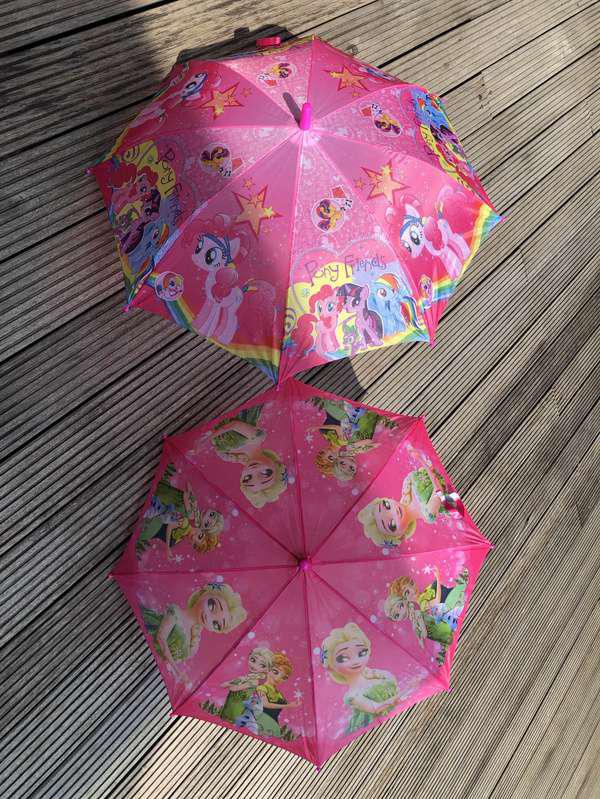 Payung Anak Perempuan Korea Umbrella Karakter Kids Motif Hello Kitty Unik Import