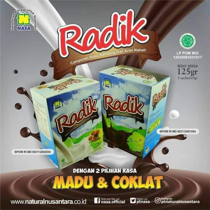 

SUSU RADIK MADU & COKLAT/ SUSU PENAMBAH NAFSU MAKAN/SUSU KAMBING ETAWA