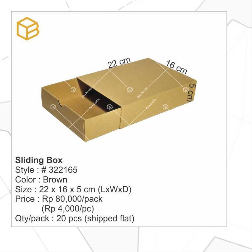 

Terbagus, 322165 (20pc) | Box, Kemasan, Packaging , Souvenir Box, Gift Box, Sliding Box kr2 .