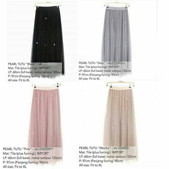 Pearl tutu skirt by iymelsayshijab