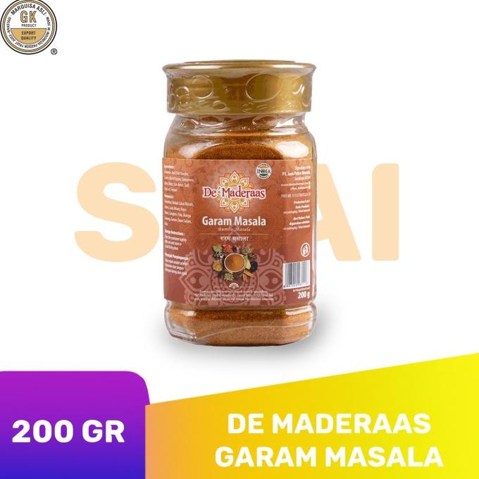 

[[COD]] De Maderaas Garam Masala / Bubuk Kari / Bumbu Kari 200 gram TERPERCAYA Kode 223