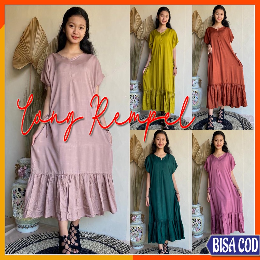 (GROSIR) BAJU DASTER TALI SAMPING BUSUI FRIENDLY Dress Daster Panjang Pakaian Wanita Jumbo Kekinian