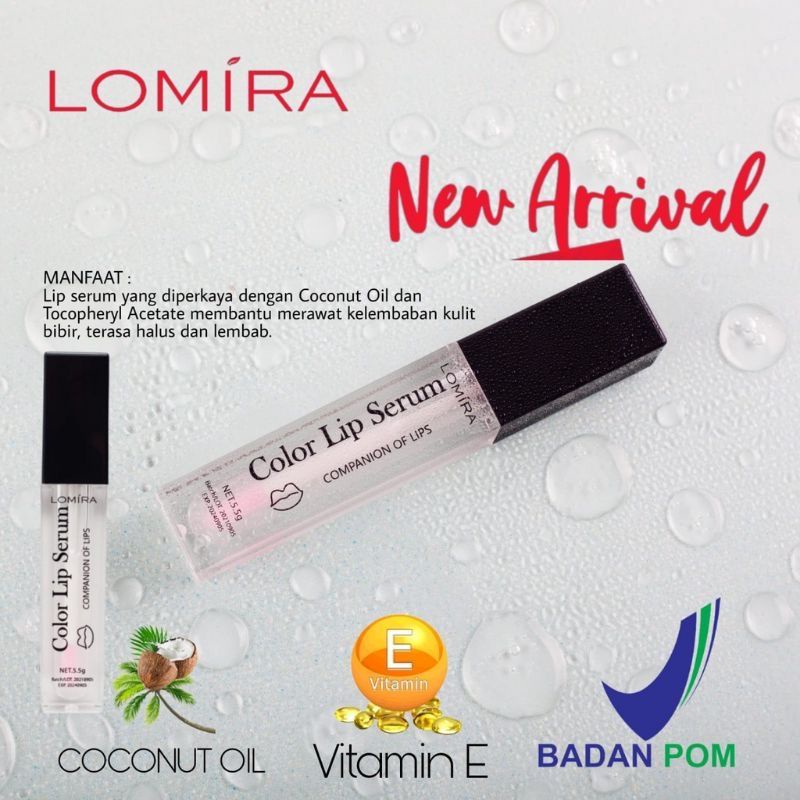 COLOR LIP SERUM LOMIRA / LIP SERUM LOMIRA / BPOM
