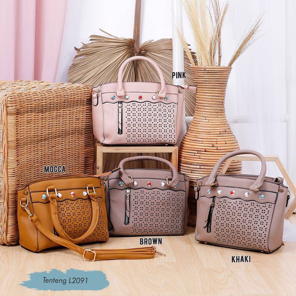 TAS IMPORT WANITA TAS TENTENG IMPORT L2091