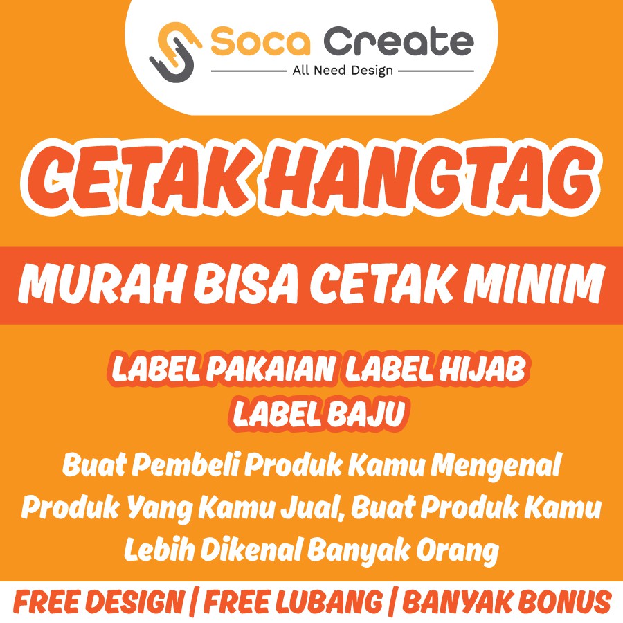 

Cetak Hang Tag - Label Baju - Label Pakaian Murah Bisa Cetak Minim