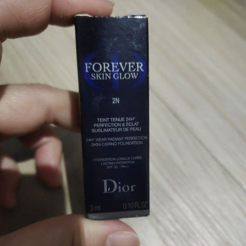 Jual Dior Forever Skin Glow Foundation 3ml Include Box | Shopee Indonesia