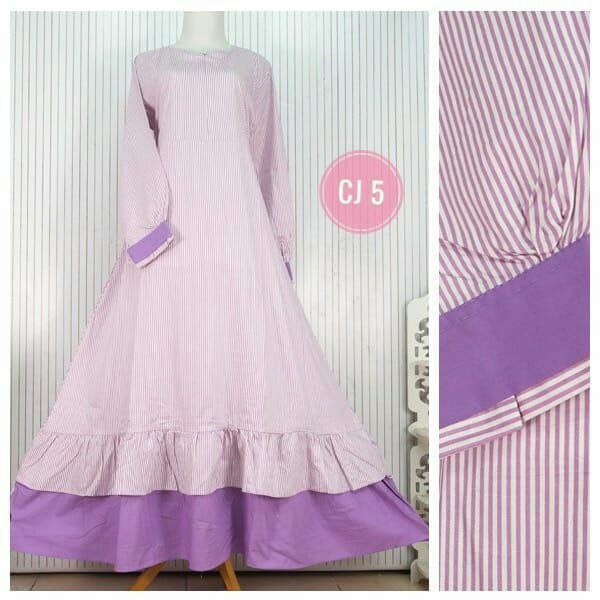 Gamis katun jepang Motif salur