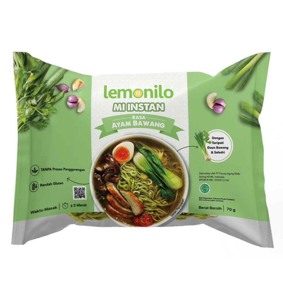 

Lemonilo Mie Kuah Instan Rasa Ayam Bawang