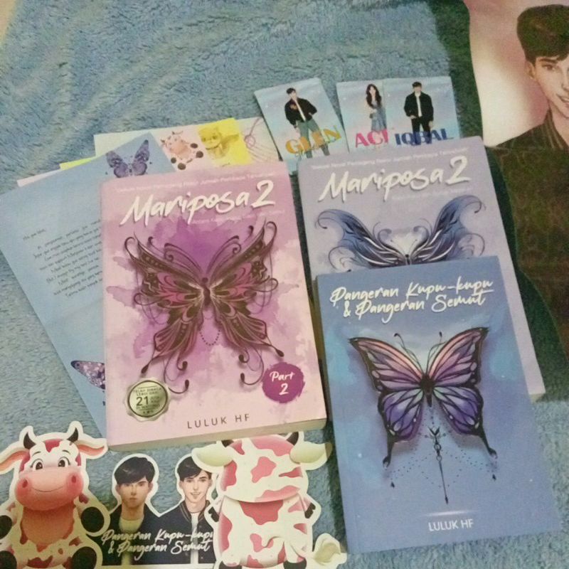 Novel preloved Mariposa 2 part 1 dan 2 original