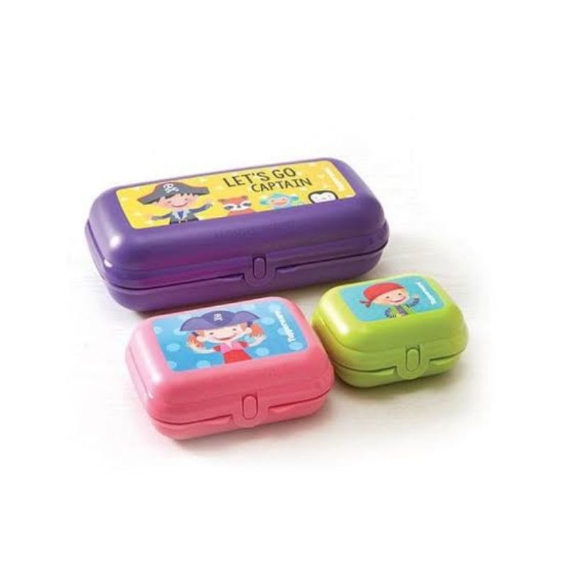 Captain Oyster Set wadah Bekal anak karaktet lucu