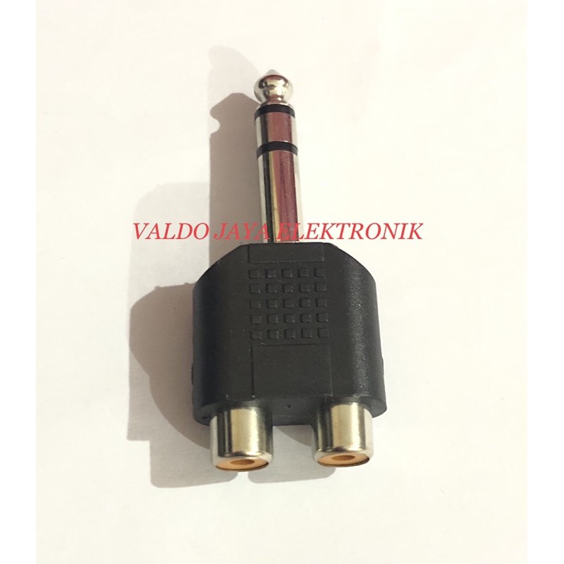 Jack Cover RCA to Akai Stereo Jack RCA Female to Akai Stereo Jek Sambungan RCA to Akai stereo