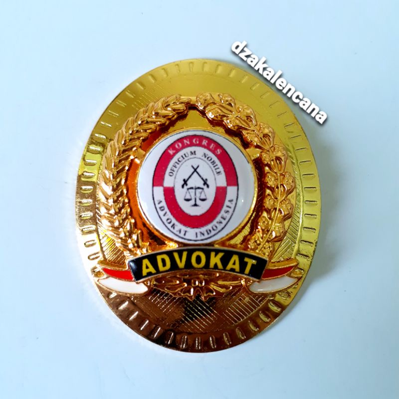 PIN ADVOKAT KAI/LENCANA KONGRES ADVOKAT INDONESIA