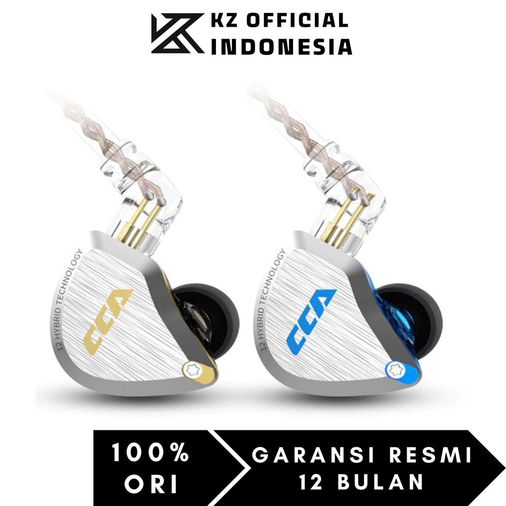 CCA C12 In Ear Metal Earphone with MIC - Garansi Resmi