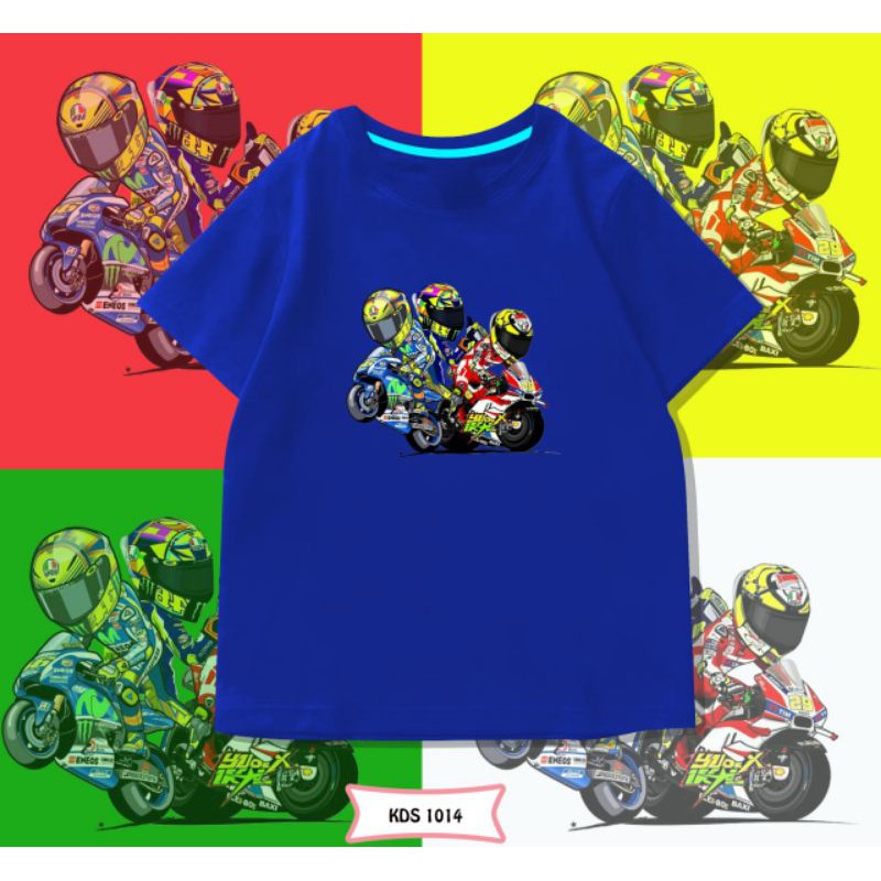 T-SHIRT / KAOS KIDS CEWE-COWO MOTO GP COTTON 24S