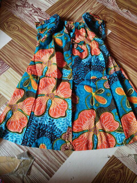 Daster Batik Anak 6-24 Bulan  Bagus Dress Anak Murah | Daster Batik Paris