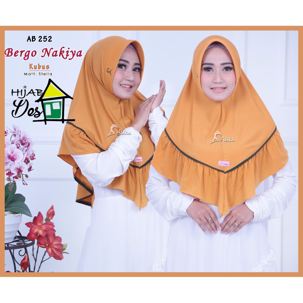 BERGO ABIKA [TERBARU] BERGO NAKIYA by ABIKA HIJAB