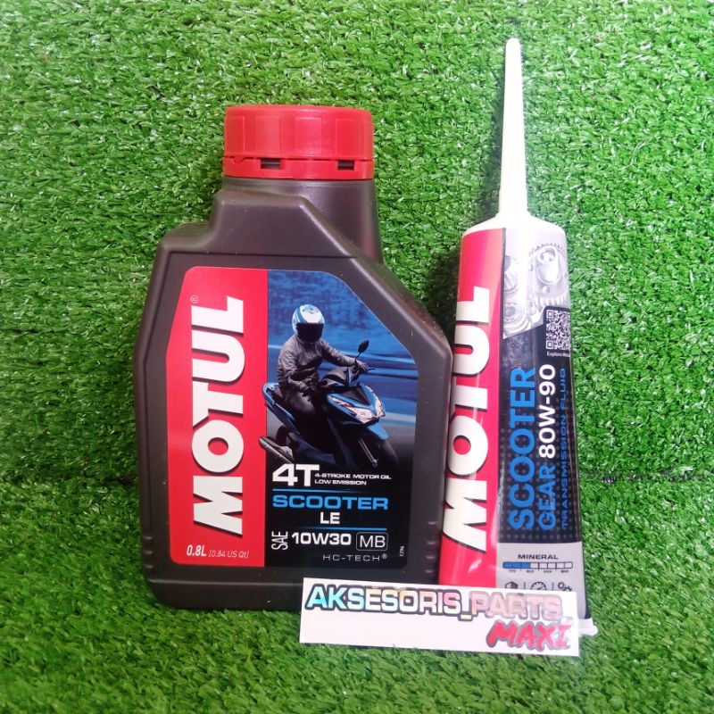 Paket Oli motor motul matic Scooter LE Gardan motul aerox nmax lexi pcx adv vario 125 150 mio beat x