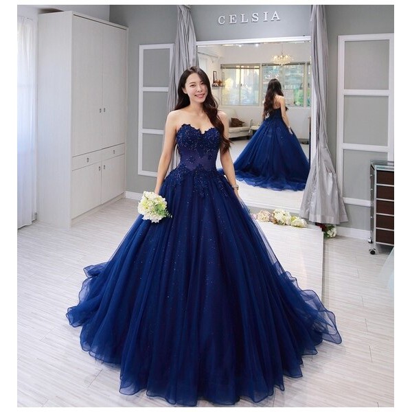 2020 Sexy Evening Dress Sweetheart Ball Gown prom dress Applique Beading tulle formal party dress