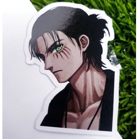 

Sticker Eren Yeager Karakter Anime Attack On Titan SNK AOT Shingeki No Kyojin Stiker Manga