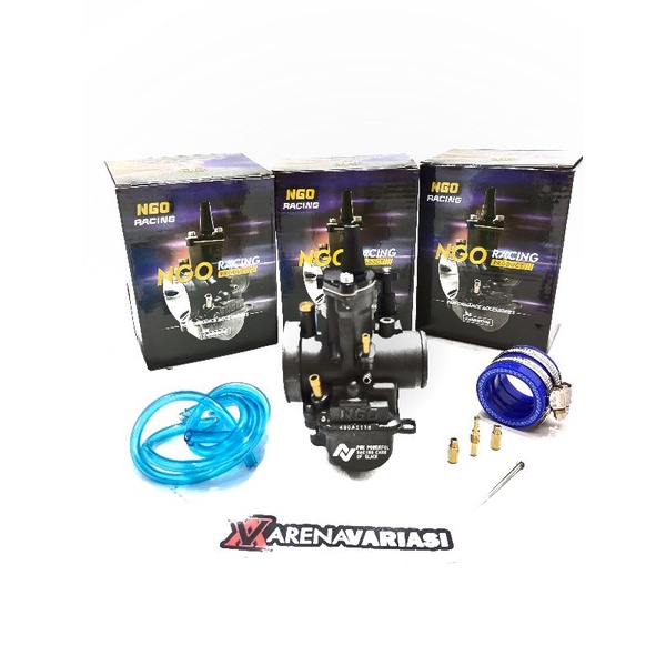 Paket Murah Karburator Pwk 28 30 32 34 Cpo Black Series Plus Gas Spontan Klx Sport Bebek Matic Dll-4