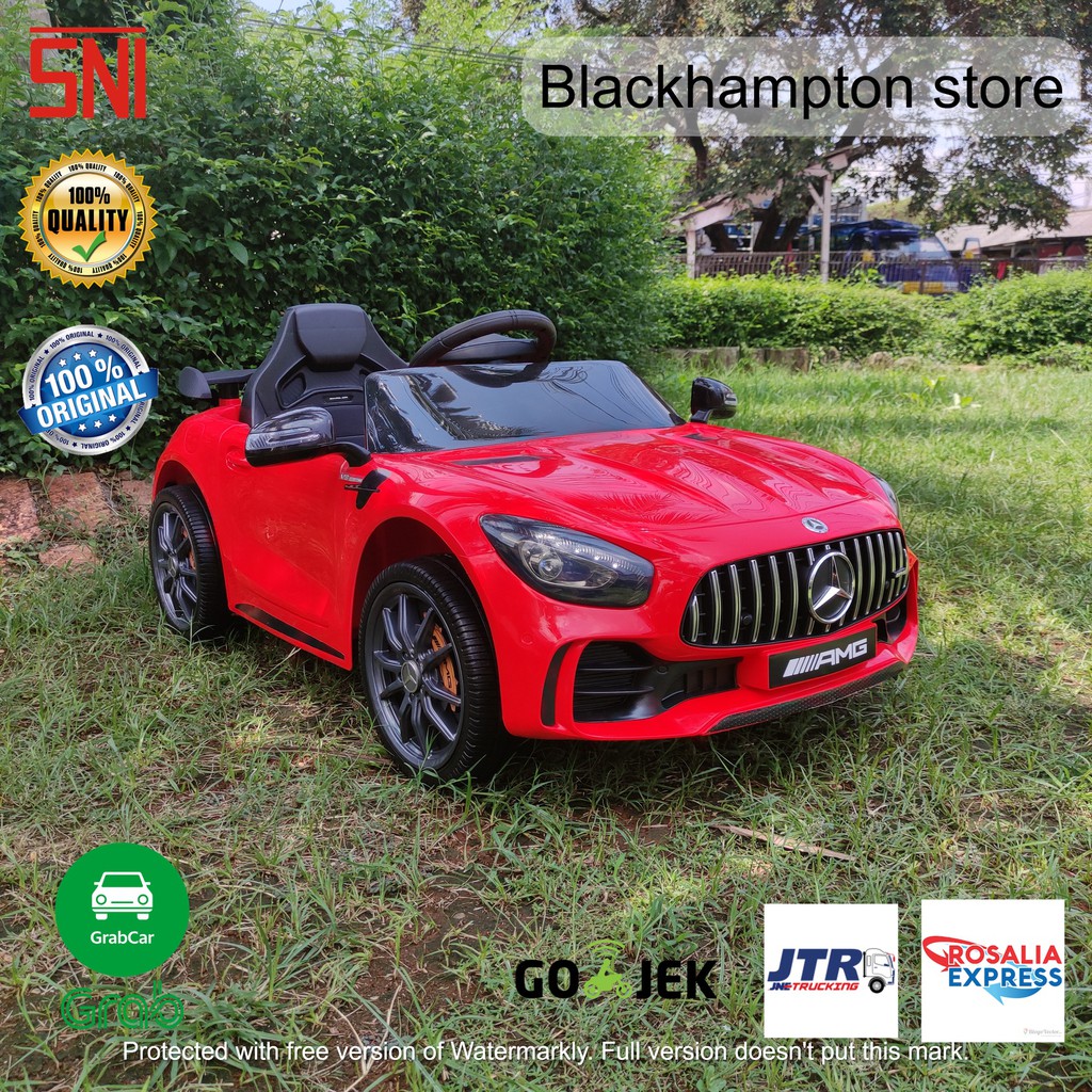 Mobil Aki Mainan Anak Murah Mercedes Benz Ban Karet Mainan Mobil Aki