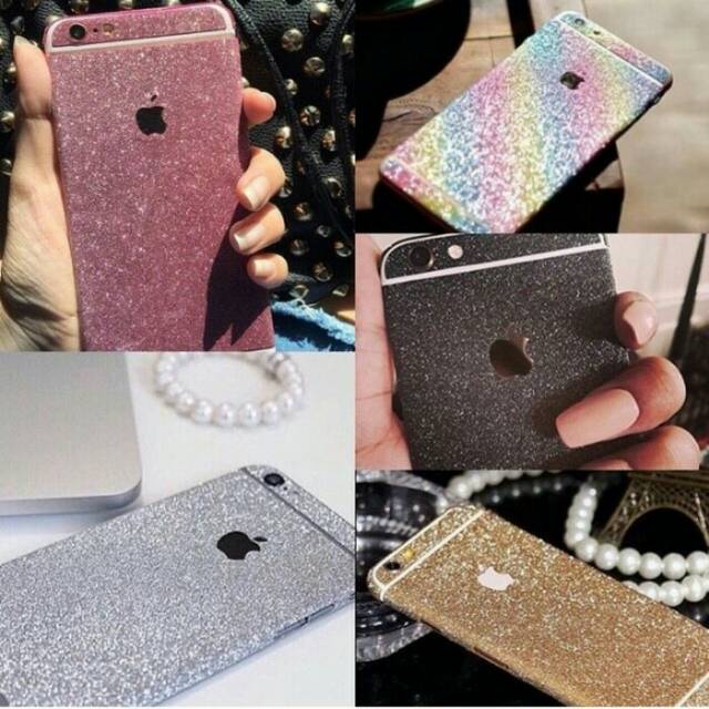ALL TYPE Glitter Sticker Sticker Glitter Garskin Skin Hp Gliter