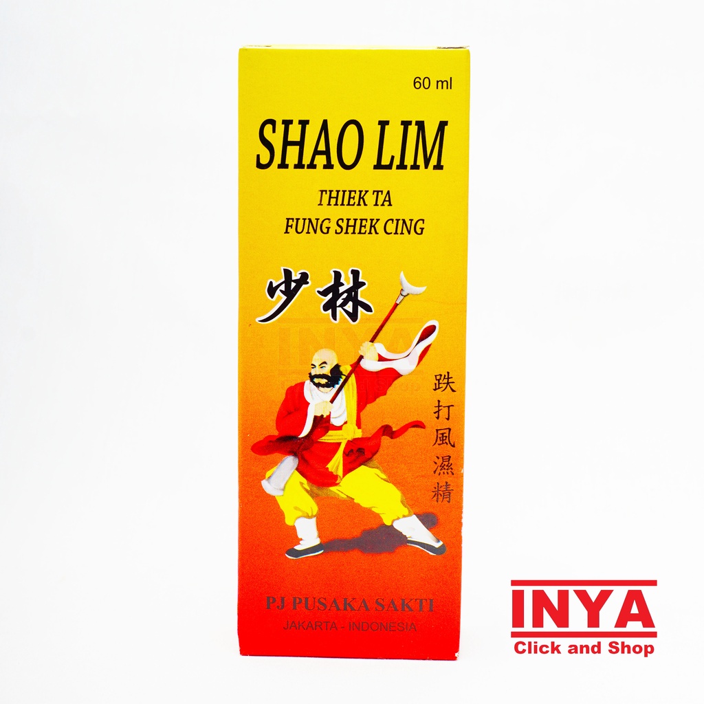 SHAO LIM THIEK TA FUNG SHEK CING 60ml LINIMENT OIL - Minyak Urut - Obat Gosok  Reumatik dan Encok