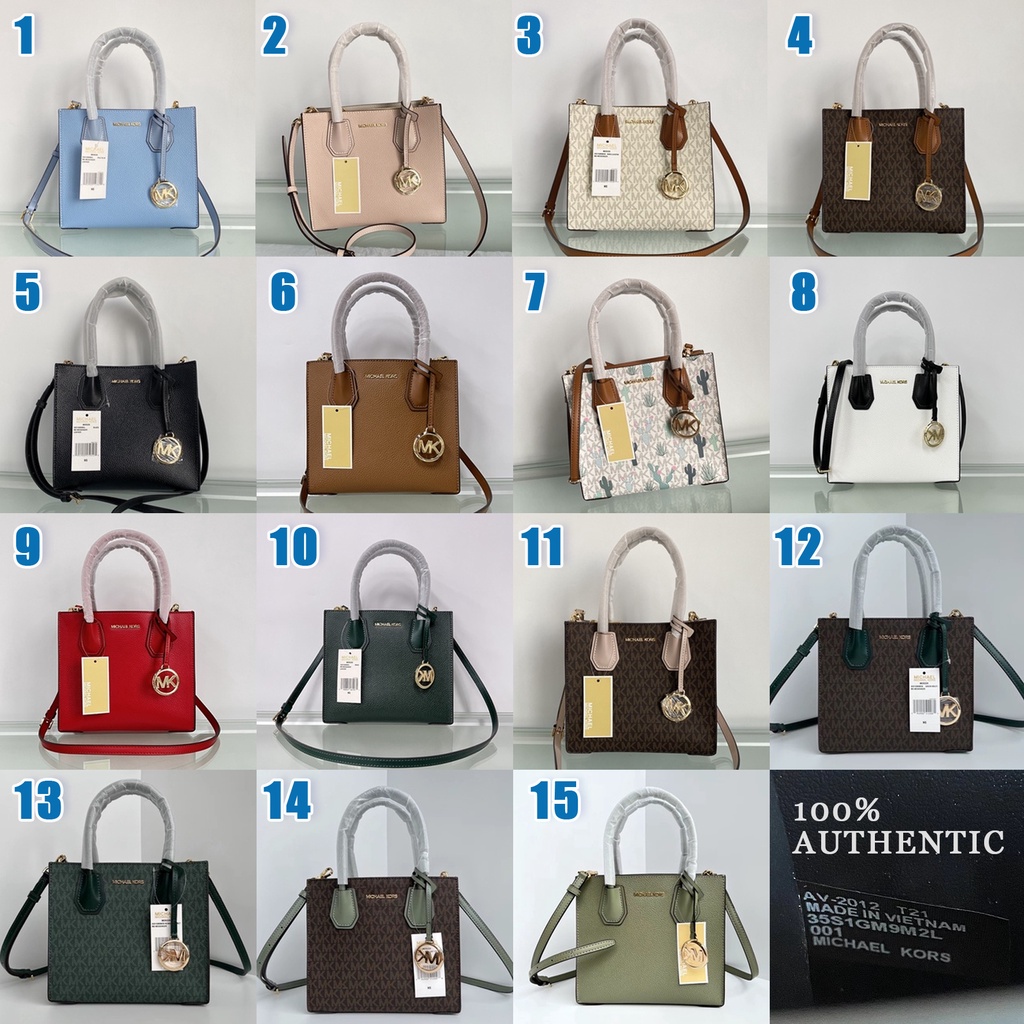 Original 2022 New MK  Mercer Small 22CM Leather Portable Cross-Body Bag 100% Quality Assurance