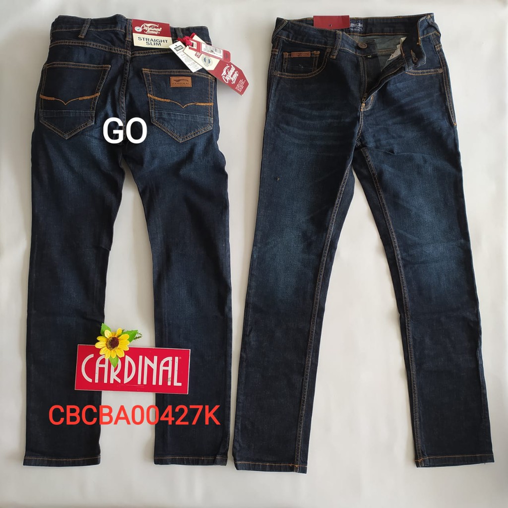 gof 31 CARDINAL CBCBA Celana Panjang Jeans Reguler Fit Slim Fit Straight Slim Bawahan Laki Dewasa